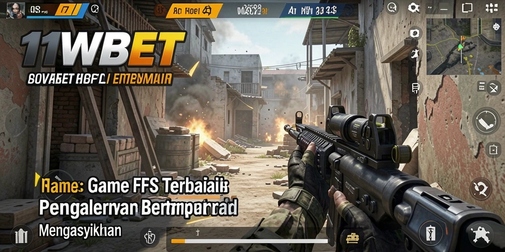 Tampilan seru gameplay FPS dalam 11WBET dengan aksi tembak-menembak yang mendebarkan.