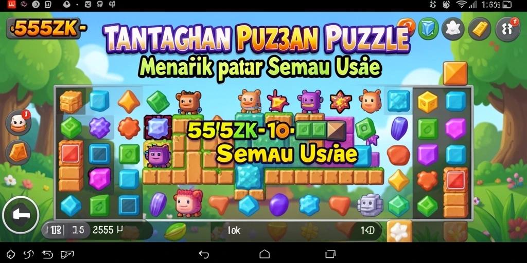 Tampilan gameplay 555ZK yang menjadikannya menarik dan menantang.