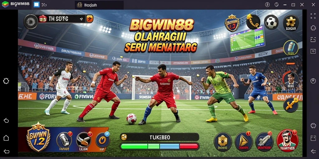 Tampilan gameplay yang penuh aksi dari BIGWIN88.