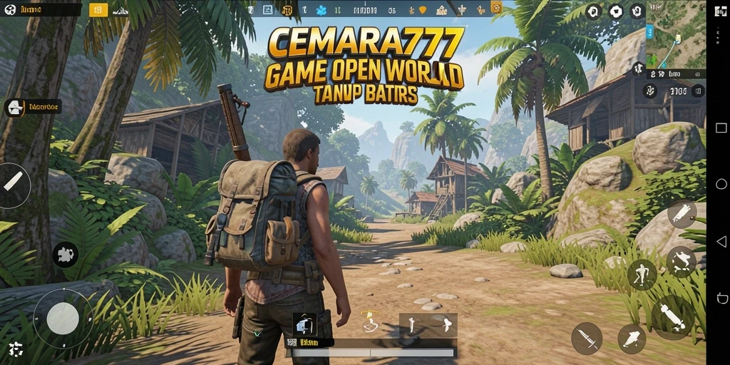Screenshot gameplay CEMARA777 dengan petualangan Open World yang mendebarkan.