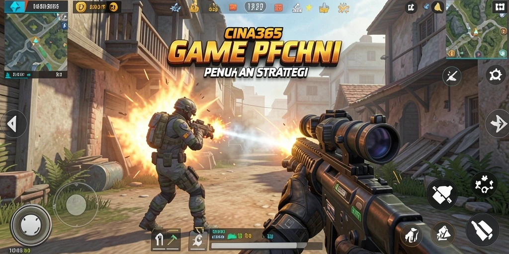 Gameplay CINA365 yang menegangkan dalam mode TPS.