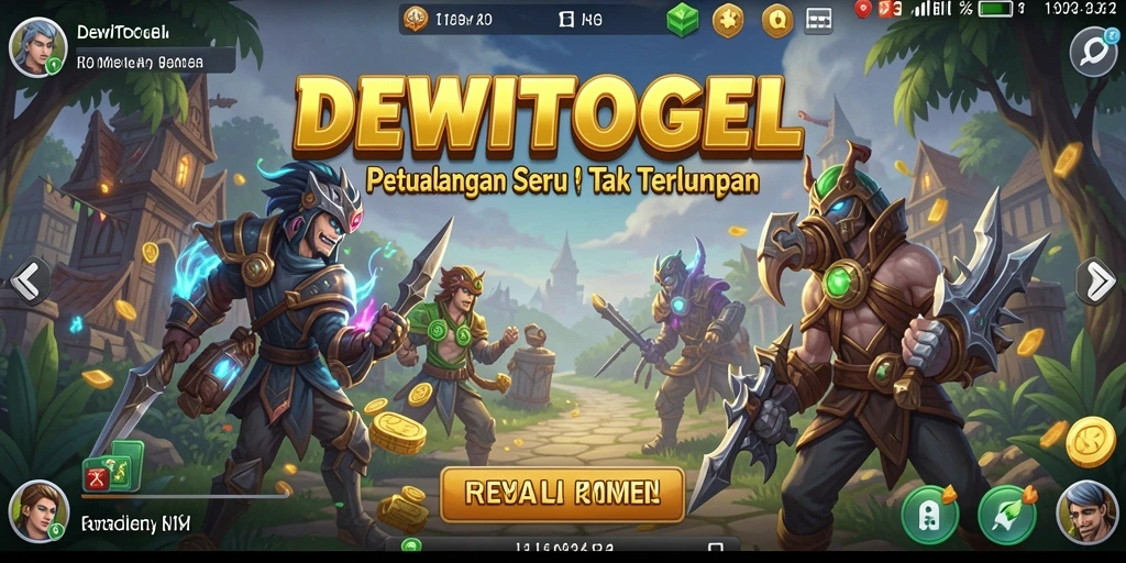 Screenshot DEWITOGEL menampilkan petualangan yang epik dan menantang.