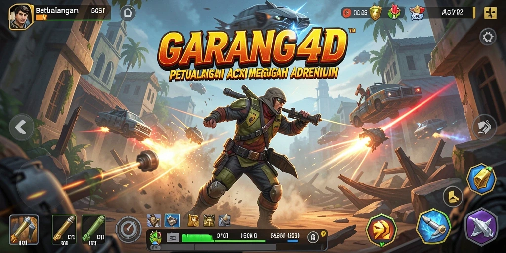 Tampilan aksi mendebarkan dalam GARANG4D di medan pertempuran.