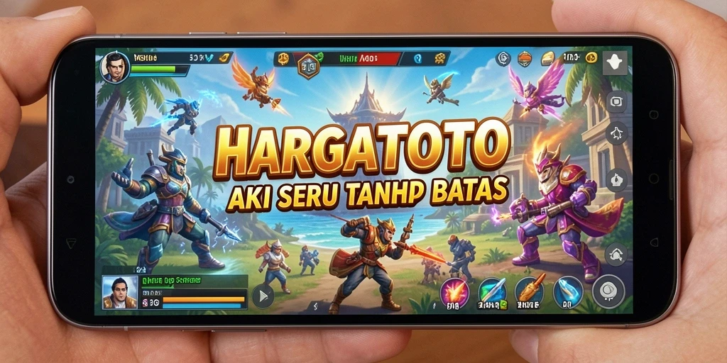 Gambaran gameplay HARGATOTO yang mendebarkan dan penuh aksi.