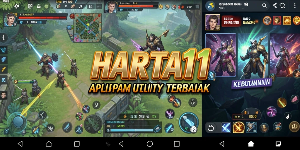 Tampilan aplikasi HARTA11 yang user-friendly dengan fitur lengkap.