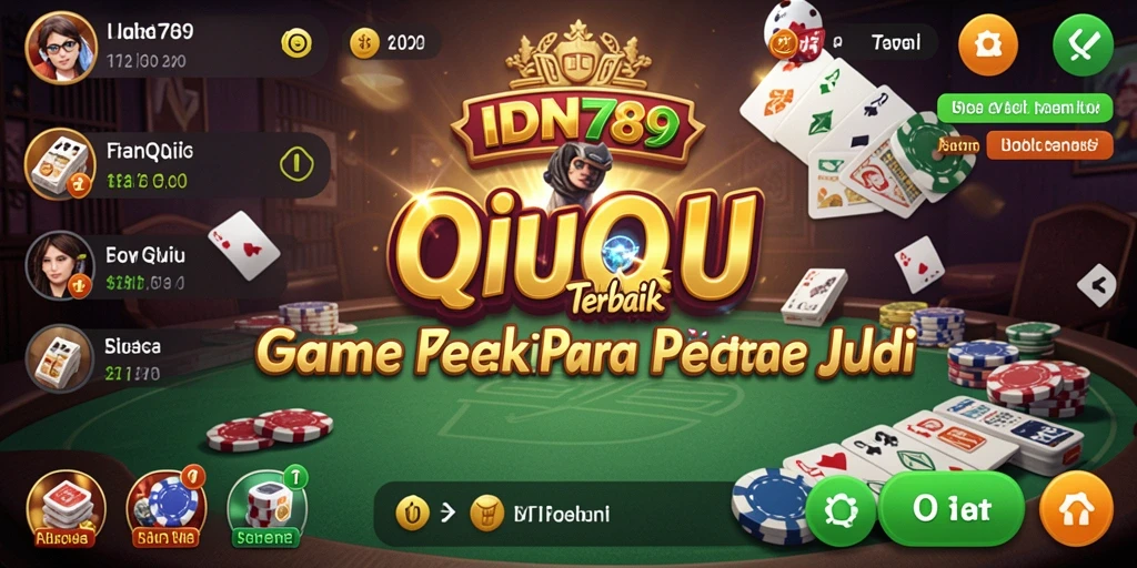 Screenshot gameplay QiuQiu yang menampilkan aksi seru di IDN789.