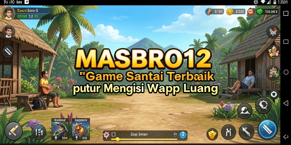 Tampilan gameplay MASBRO12 yang penuh warna dan menyenangkan.