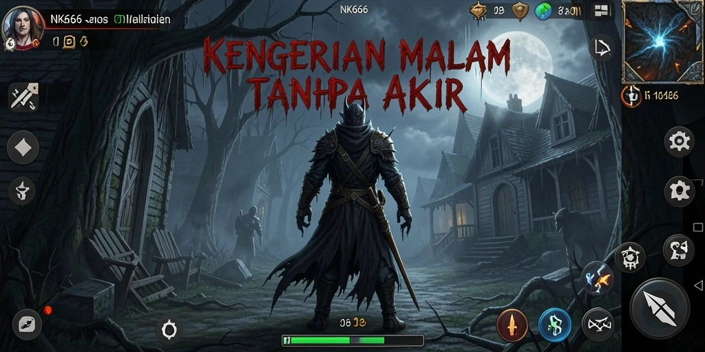 Tampilan menegangkan dari gameplay NK666 yang mencekam.