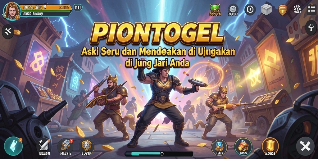 Gameplay Action PIONTOGEL yang mendebarkan dan penuh aksi.