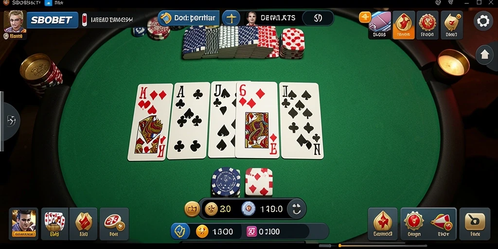Gameplay seru dari SBOBET di permainan Domino.