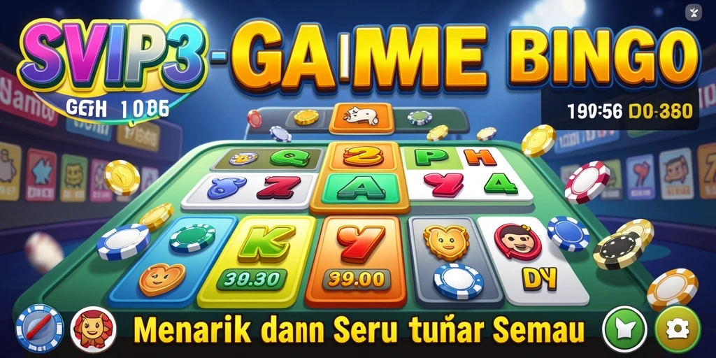 Tampilan gameplay seru dari SVIP3 yang penuh dengan aksi Bingo.