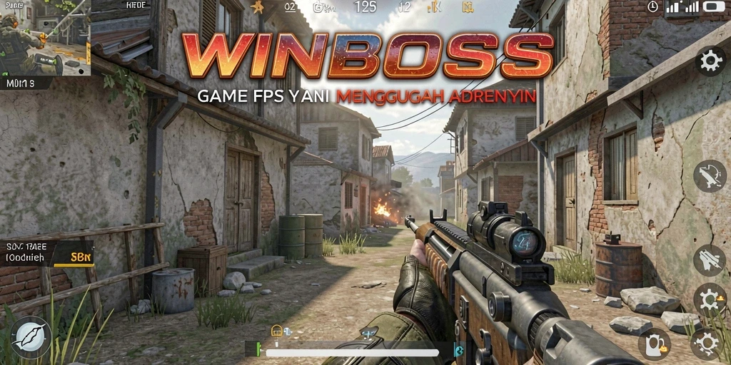 Tangkapan layar dari gameplay seru WINBOSS yang menampilkan aksi FPS.
